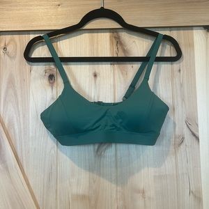Knix Women Medium Green Sunny Scoop Swim Bikini Top size medium NWOT